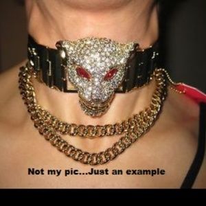 Versace X Hm Panther Choker 